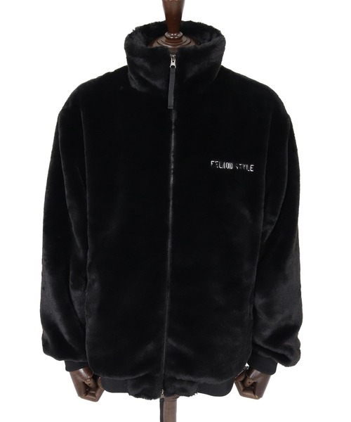 felkod(フィルコッド)の「mj11985- Fake Mink Fur Blouson フェイクミンクファーブルゾン(F26F060)(ブルゾン・メンズ・ブラック/モカ・M/S/L)」の17枚目の写真