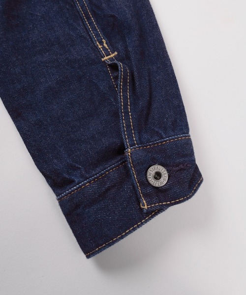 Levi's(リーバイス)の「【74】【Levi’s/リーバイス】TYPE 1 TRUCKER 14.7ozコットン100%デニムジャケット/ファースト/Gジャン/アメカジ/ヴィンテージ/大戦モデル/セルビッジ/赤耳/ライトアウター/ユニセックス/レディース/メンズ(デニムジャケット・メンズ・ダークインディゴブルー・S/M/L/XL)」の10枚目の写真
