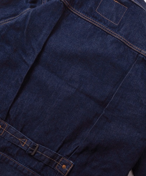 Levi's(リーバイス)の「【74】【Levi’s/リーバイス】TYPE 1 TRUCKER 14.7ozコットン100%デニムジャケット/ファースト/Gジャン/アメカジ/ヴィンテージ/大戦モデル/セルビッジ/赤耳/ライトアウター/ユニセックス/レディース/メンズ(デニムジャケット・メンズ・ダークインディゴブルー・S/M/L/XL)」の12枚目の写真