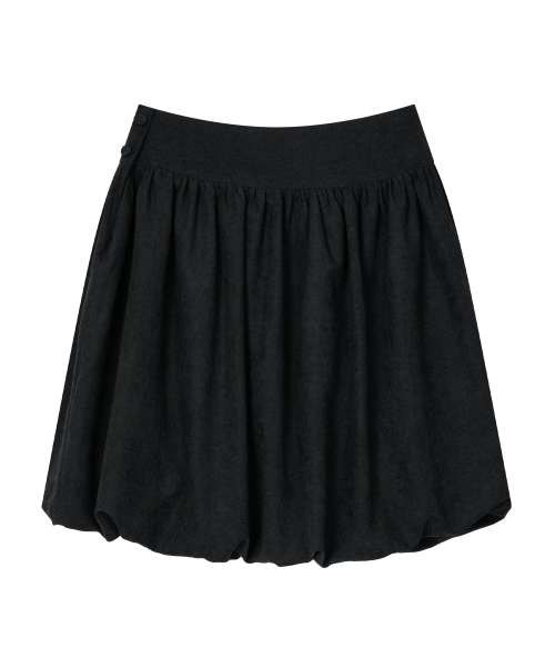 UGLY SHADOW(アグリーシャドウ)の「ボタンパンプキンミディスカート(ブラック)(スカート・レディース・その他・SMALL/MEDIUM)」の4枚目の写真