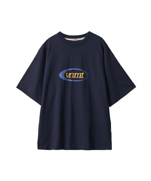 VANISHMENT(バニシュメント)の「Sport logo oversize t-shirt_navy(Tシャツ/カットソー・レディース・その他・FREE)」の2枚目の写真