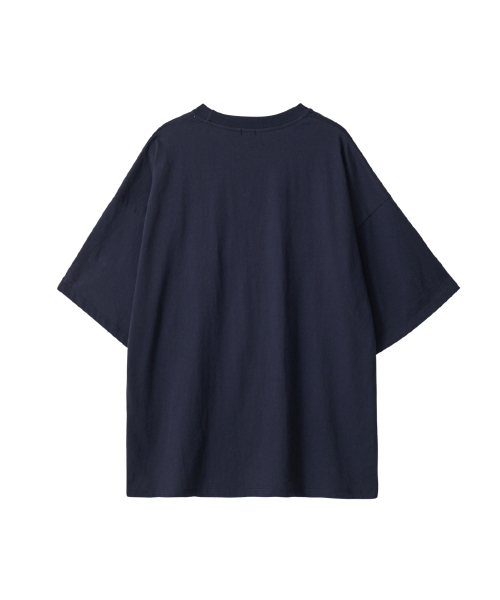 VANISHMENT(バニシュメント)の「Sport logo oversize t-shirt_navy(Tシャツ/カットソー・レディース・その他・FREE)」の3枚目の写真