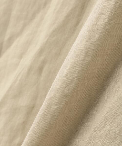 YLEVE（イレーヴ）の「YLEVE / ROYAL RAMIE BROAD SHIRT MEN（シャツ/ブラウス・メンズ・ホワイト/ベージュ・3/5/4）」の4枚目の写真
