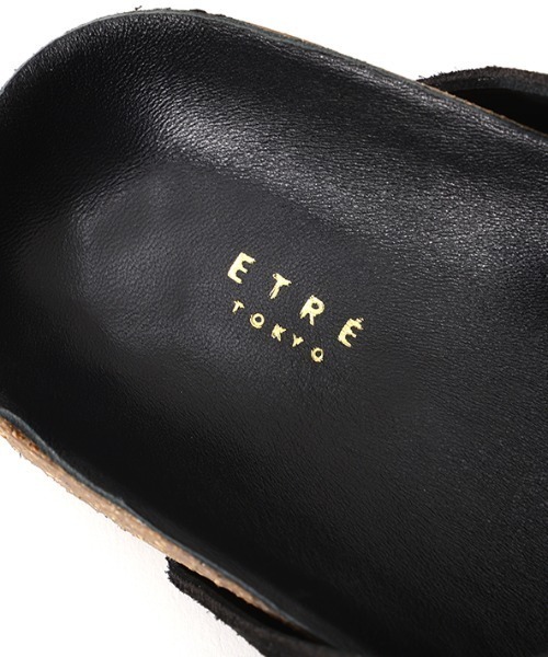 ETRE TOKYO(エトレトウキョウ)の「スウェードナロークロッグシューズ(その他シューズ・レディース・グレイッシュベージュ/ブラック・36/38/37)」の4枚目の写真
