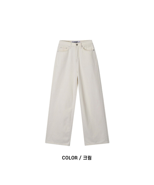 FORTYFOUR（フォーティフォー）の「[W] クラリティコットンワイドパンツ（その他パンツ・レディース・ホワイト/ブラック/クリーム・SMALL/MEDIUM/LARGE）」の3枚目の写真