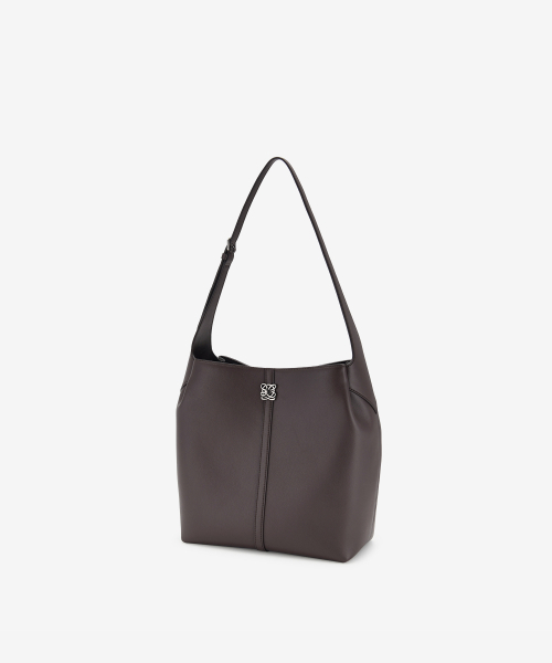 LOUIS QUATORZE（ルイカトーズ）の「ソフトアルザス ホーボーバッグ H63FM16BR（ショルダーバッグ・レディース・ブラウン・FREE）」の4枚目の写真