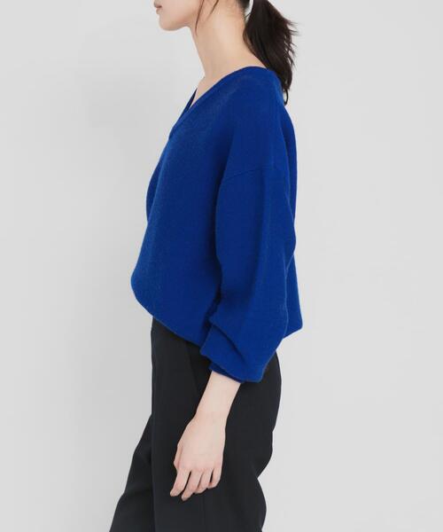 URBAN RESEARCH(アーバンリサーチ)の「new basic RIDGE PULL KNIT(ニット/セーター・レディース・ブラック/カーキ/ブルー・FREE)」の19枚目の写真