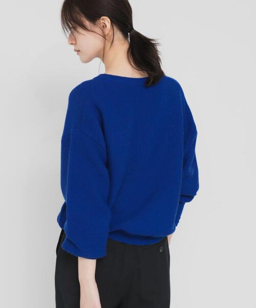 URBAN RESEARCH(アーバンリサーチ)の「new basic RIDGE PULL KNIT(ニット/セーター・レディース・ブラック/カーキ/ブルー・FREE)」の20枚目の写真