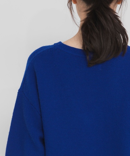 URBAN RESEARCH(アーバンリサーチ)の「new basic RIDGE PULL KNIT(ニット/セーター・レディース・ブラック/カーキ/ブルー・FREE)」の17枚目の写真