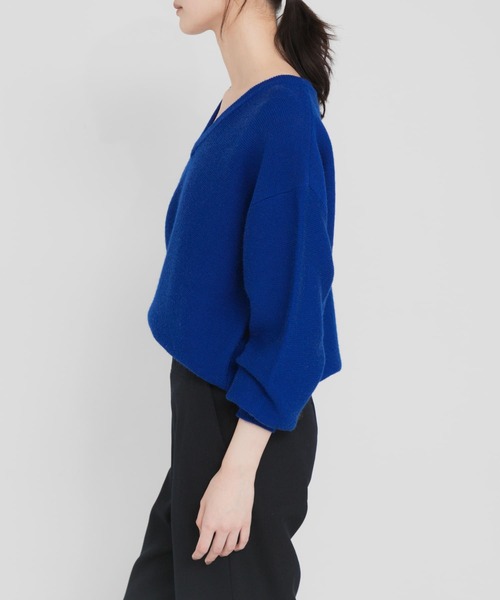 URBAN RESEARCH(アーバンリサーチ)の「new basic RIDGE PULL KNIT(ニット/セーター・レディース・ブラック/カーキ/ブルー・FREE)」の16枚目の写真