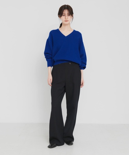 URBAN RESEARCH(アーバンリサーチ)の「new basic RIDGE PULL KNIT(ニット/セーター・レディース・ブラック/カーキ/ブルー・FREE)」の12枚目の写真
