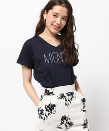 31 Sons de mode | ＶネックロゴＴシャツ(Tシャツ/カットソー)