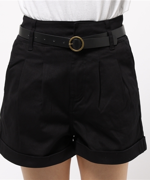 Heather（ヘザー）の「サークルバックルハイウエストショートパンツ　729613（デニムパンツ・レディース・ブラック/ライトブルー/ネイビー・SMALL/MEDIUM）」の11枚目の写真