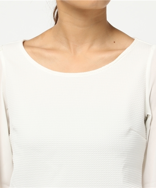 PROPORTION BODY DRESSING（プロポーションボディドレッシング）の「デザインスリーブカットソー（Tシャツ/カットソー・レディース・ホワイト/ブラック/ピンク・FREE）」の7枚目の写真