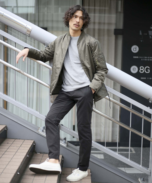 Denime（ドゥニーム）の「カシミアミックスクルーネックニット（ニット/セーター・メンズ・カーキ/ネイビー/グレー/ホワイト/レッド・LARGE/X-LARGE/MEDIUM）」の17枚目の写真