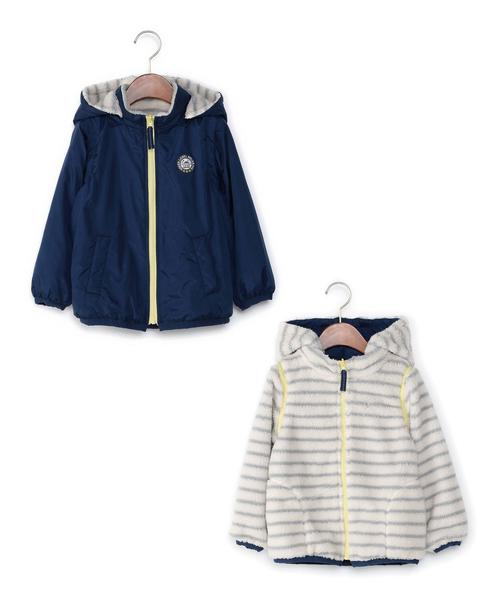green label relaxing(グリーンレーベルリラクシング)の「【KIDS】タフタ×ボア ブルゾン リバーシブル◆(ブルゾン・キッズ・レッド/ネイビー・115cm/105cm/125cm/135cm/95cm)」の21枚目の写真