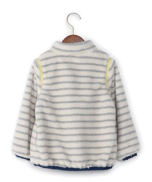 green label relaxing(グリーンレーベルリラクシング)の「【KIDS】タフタ×ボア ブルゾン リバーシブル◆(ブルゾン・キッズ・レッド/ネイビー・115cm/105cm/125cm/135cm/95cm)」の11枚目の写真
