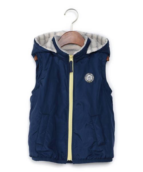 green label relaxing(グリーンレーベルリラクシング)の「【KIDS】タフタ×ボア ブルゾン リバーシブル◆(ブルゾン・キッズ・レッド/ネイビー・115cm/105cm/125cm/135cm/95cm)」の12枚目の写真