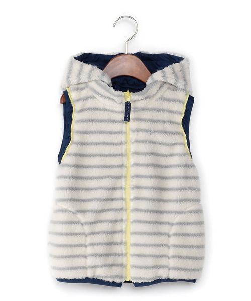 green label relaxing(グリーンレーベルリラクシング)の「【KIDS】タフタ×ボア ブルゾン リバーシブル◆(ブルゾン・キッズ・レッド/ネイビー・115cm/105cm/125cm/135cm/95cm)」の13枚目の写真