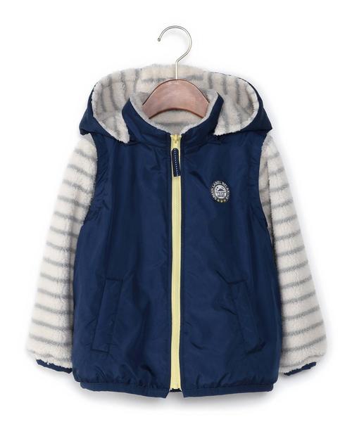 green label relaxing(グリーンレーベルリラクシング)の「【KIDS】タフタ×ボア ブルゾン リバーシブル◆(ブルゾン・キッズ・レッド/ネイビー・115cm/105cm/125cm/135cm/95cm)」の14枚目の写真