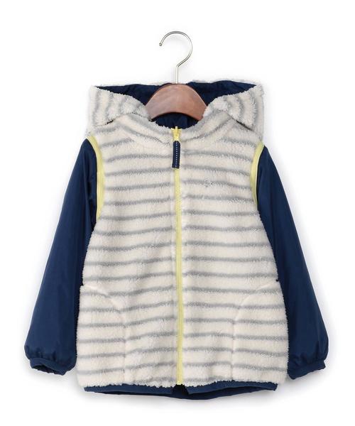 green label relaxing(グリーンレーベルリラクシング)の「【KIDS】タフタ×ボア ブルゾン リバーシブル◆(ブルゾン・キッズ・レッド/ネイビー・115cm/105cm/125cm/135cm/95cm)」の15枚目の写真