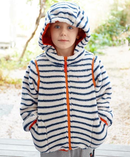 green label relaxing(グリーンレーベルリラクシング)の「【KIDS】タフタ×ボア ブルゾン リバーシブル◆(ブルゾン・キッズ・レッド/ネイビー・115cm/105cm/125cm/135cm/95cm)」の10枚目の写真