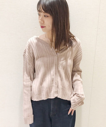 mystic | ランダムリブ2WAYカーデ(ニット/セーター)