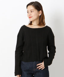 mystic | ランダムリブ2WAYカーデ(ニット/セーター)