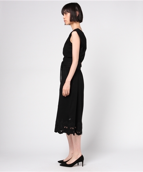 Khaju（カージュ）の「Khaju:エンブロイダリーヘムカットワンピース  