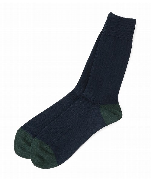 ADAM ET ROPE'（アダムエロペ）の「カラースキームソックス（ソックス/靴下・メンズ・ホワイト/ブラウン系その他/ネイビー/パープル/イエロー・FREE）」の3枚目の写真