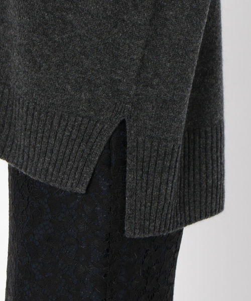 SHIPS（シップス）の「ハイネックプルオーバー（ニット/セーター・レディース・ナチュラル/ダークグレー/ピンク・ONE SIZE）」の10枚目の写真