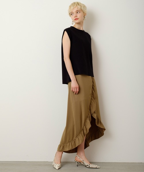 Banner Barrett（バナーバレット）の「MILANO LIB /ノースリーブニットプルオーバー【ウォッシャブル】（ニット/セーター・レディース・ホワイト/ベージュ/ブラック/カーキ・38）」の11枚目の写真