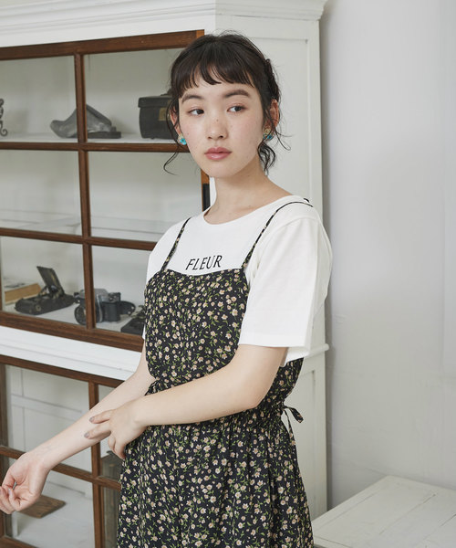 ★オリーブ♡さまオーダー専用★ OLIVE des OLIVE（オリーブデオリーブ）の「花柄サロペット