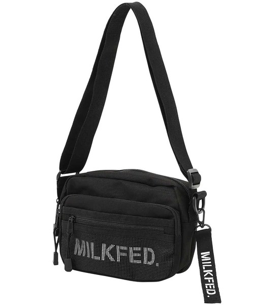 MILKFED.（ミルクフェド）の「SHOULDER BAG STENCIL（ショルダーバッグ・レディース・ブラック/ネイビー/レッド・ONE SIZE）」の2枚目の写真