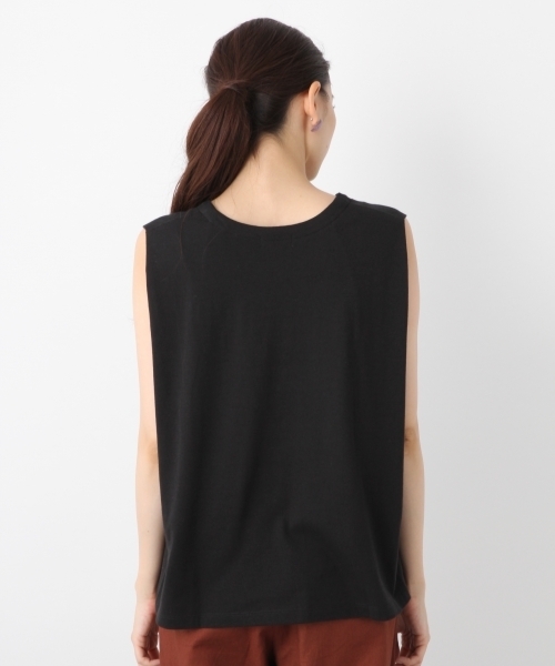 LEPSIM（レプシィム）の「キノウツキバックフレアノースリーブ　802575（タンクトップ・レディース・ブラック/パープル/オフホワイト・FREE）」の17枚目の写真