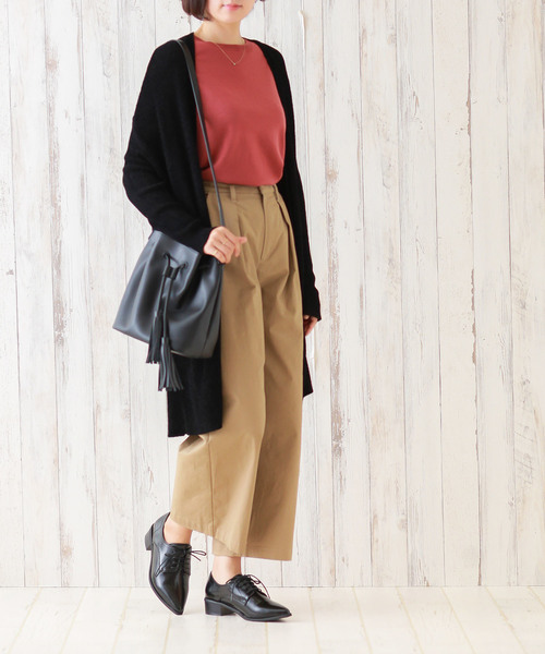 menue(メヌエ)の「レースアップ オックスフォード ポインテッドトゥ シューズ(ドレスシューズ・レディース・ホワイト/ブラック/ブラック系その他/ダークブラウン・M/L/LL/3L/SS/S)」の6枚目の写真