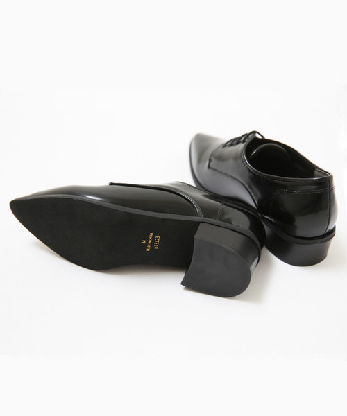 menue(メヌエ)の「レースアップ オックスフォード ポインテッドトゥ シューズ(ドレスシューズ・レディース・ホワイト/ブラック/ブラック系その他/ダークブラウン・M/L/LL/3L/SS/S)」の13枚目の写真