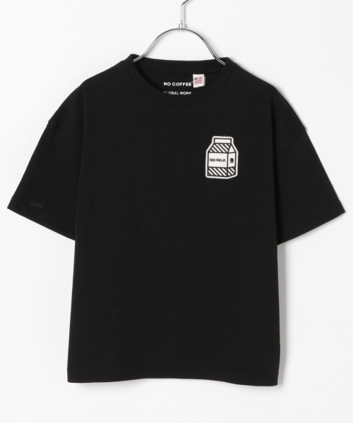 NO COFFEE（ノーコーヒー）の「【キッズ】NO COFFEET5分袖/807849（Tシャツ/カットソー・キッズ・ワインレッド/ブラック/ホワイト/その他・X-LARGE/MEDIUM/XX-LARGE/LARGE/SMALL）」の4枚目の写真