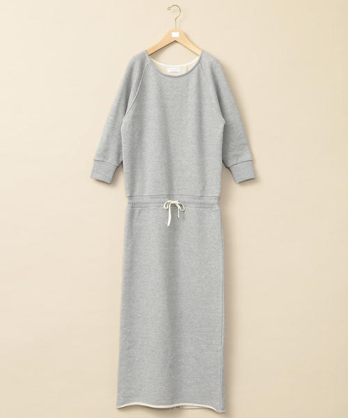 BEAUTY&YOUTH UNITED ARROWS（ビューティーアンドユースユナイテッドアローズ）の「【WEB限定】by ※∴スウェットラグランワンピース（ワンピース・レディース・ブラック/グレー/モカ・FREE）」の4枚目の写真