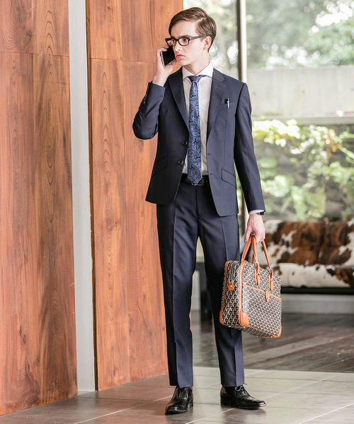 Buffalo Bobs（バッファローボブズ）の「NEW YORKER CORDURA(ニューヨーカー コーデュラ)2B スーツ（セットアップ・メンズ・ブラック/ネイビー・2/M/3/L/1/S）」の11枚目の写真