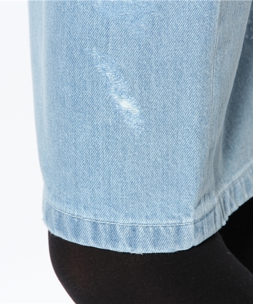 ELFORBR（エルフォーブル）の「デニムタイトスカート（デニムスカート・レディース・インディゴブルー/サックスブルー・36/38）」の7枚目の写真