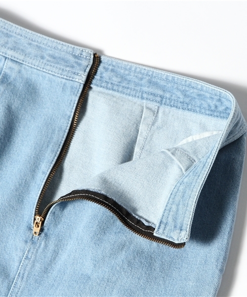 ELFORBR（エルフォーブル）の「デニムタイトスカート（デニムスカート・レディース・インディゴブルー/サックスブルー・36/38）」の9枚目の写真