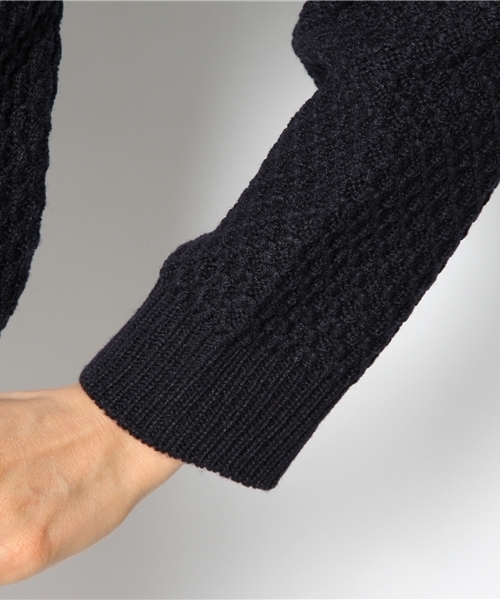 BEAUTY&YOUTH UNITED ARROWS（ビューティーアンドユースユナイテッドアローズ）の「BYTF ハニカム ニットプルオーバー ◆（ニット/セーター・レディース・オフホワイト/グレー/ネイビー/ホワイト・フリー）」の9枚目の写真