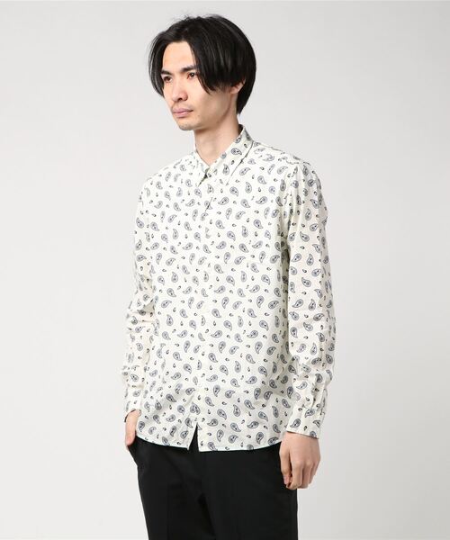 merc london（メルクロンドン）の「ペイズリーシャツ（シャツ/ブラウス・メンズ・オフホワイト/ブルー・SMALL/MEDIUM/X-SMALL/LARGE）」の8枚目の写真