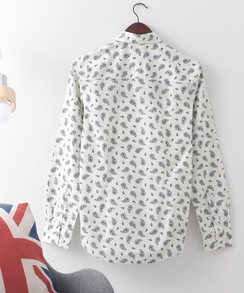 merc london（メルクロンドン）の「ペイズリーシャツ（シャツ/ブラウス・メンズ・オフホワイト/ブルー・SMALL/MEDIUM/X-SMALL/LARGE）」の7枚目の写真