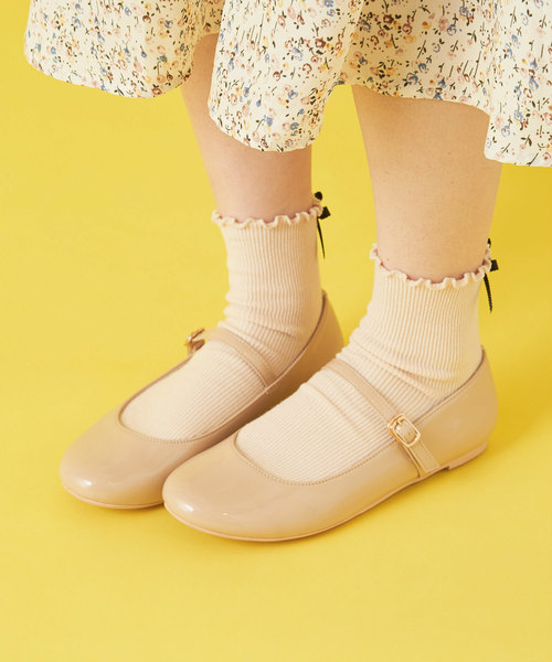 OLIVE des OLIVE（オリーブデオリーブ）の「ワンストラップシューズ（その他シューズ・レディース・ベージュ/ブラック/シルバー・SMALL/MEDIUM/LARGE）」の5枚目の写真