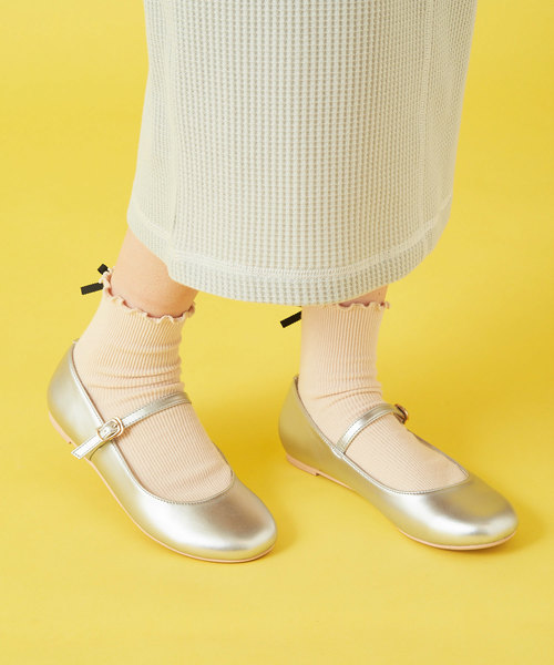 OLIVE des OLIVE（オリーブデオリーブ）の「ワンストラップシューズ（その他シューズ・レディース・ベージュ/ブラック/シルバー・SMALL/MEDIUM/LARGE）」の10枚目の写真