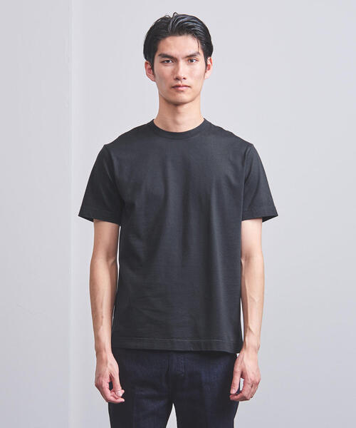 UNITED ARROWS（ユナイテッドアローズ）の「＜UNITED ARROWS＞ アメリカン シーアイランドコットン クルーネック（Tシャツ/カットソー・メンズ・ホワイト/ベージュ/ネイビー/ブラック/ライトグレー・MEDIUM/SMALL/X-LARGE/X-SMALL/LARGE）」の7枚目の写真
