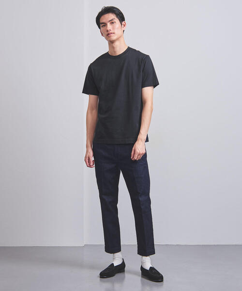 UNITED ARROWS（ユナイテッドアローズ）の「＜UNITED ARROWS＞ アメリカン シーアイランドコットン クルーネック（Tシャツ/カットソー・メンズ・ホワイト/ベージュ/ネイビー/ブラック/ライトグレー・MEDIUM/SMALL/X-LARGE/X-SMALL/LARGE）」の9枚目の写真