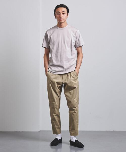 UNITED ARROWS（ユナイテッドアローズ）の「＜UNITED ARROWS＞ アメリカン シーアイランドコットン クルーネック（Tシャツ/カットソー・メンズ・ホワイト/ベージュ/ネイビー/ブラック/ライトグレー・MEDIUM/SMALL/X-LARGE/X-SMALL/LARGE）」の17枚目の写真